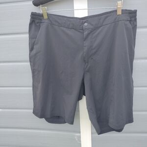 Lululemon Commission Short Swim 9" Black Mens 38 Trunks Drawstring